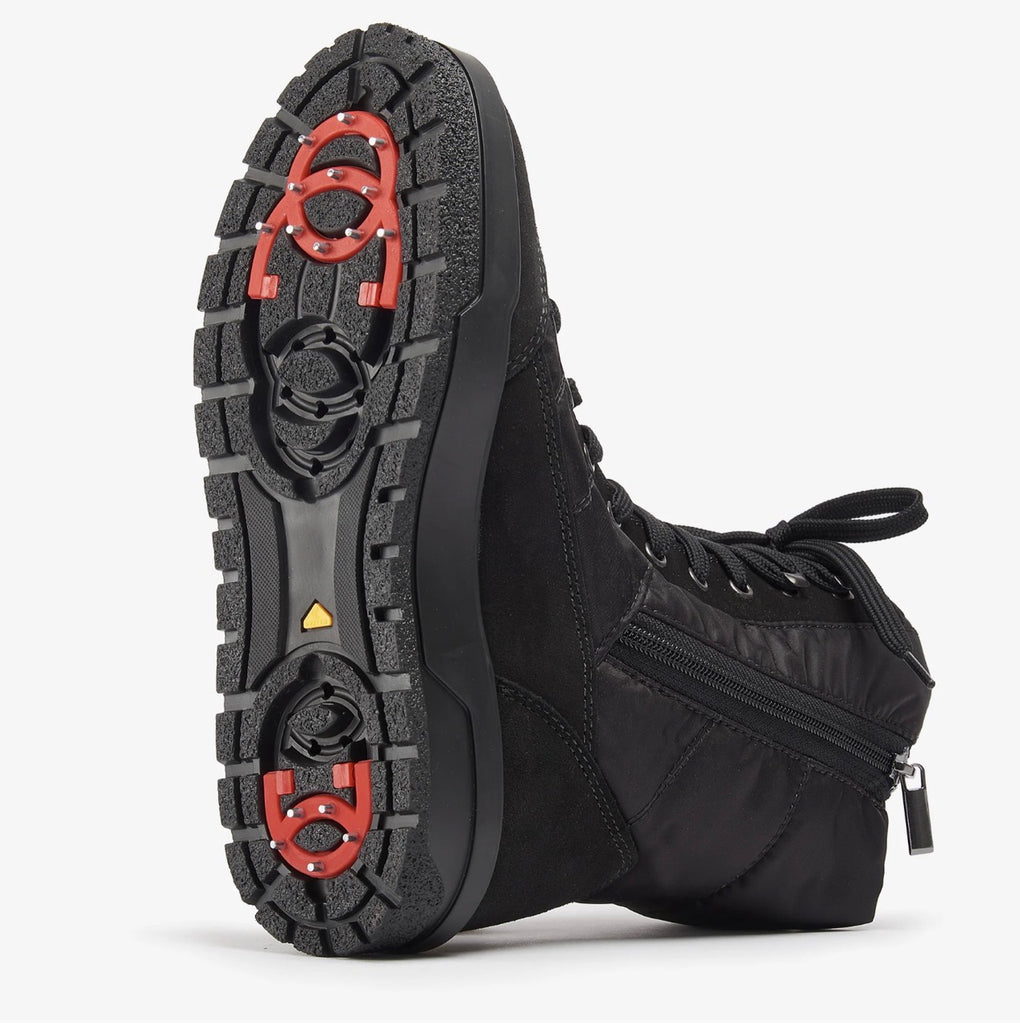 Olang MIDNIGHT Nero | Bottes d'hiver à crampons - Boutique du Cordonnier