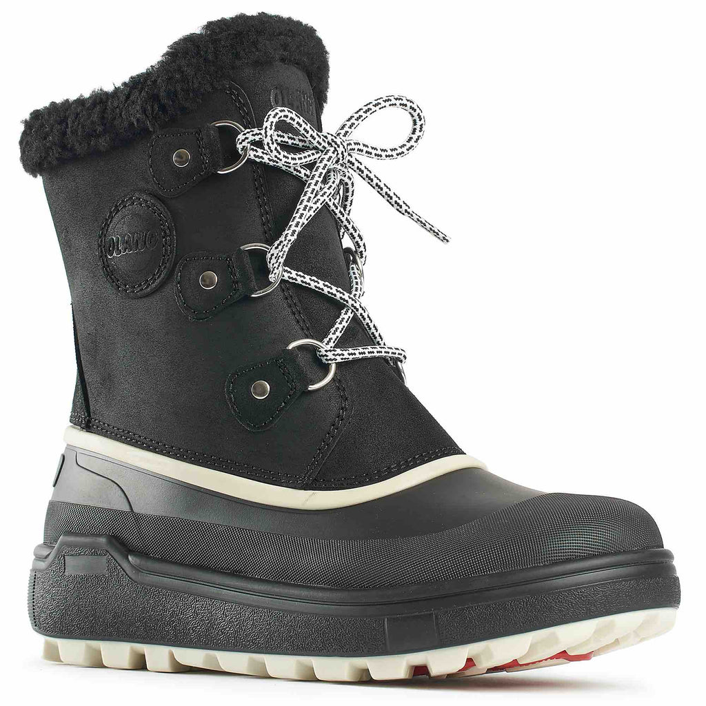 Olang PORTLAND Nero | Bottes d'hiver à crampons - Boutique du Cordonnier