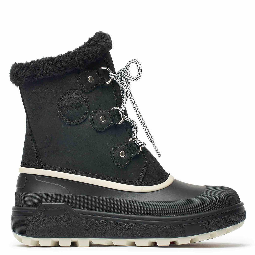 Olang PORTLAND Nero | Bottes d'hiver à crampons - Boutique du Cordonnier