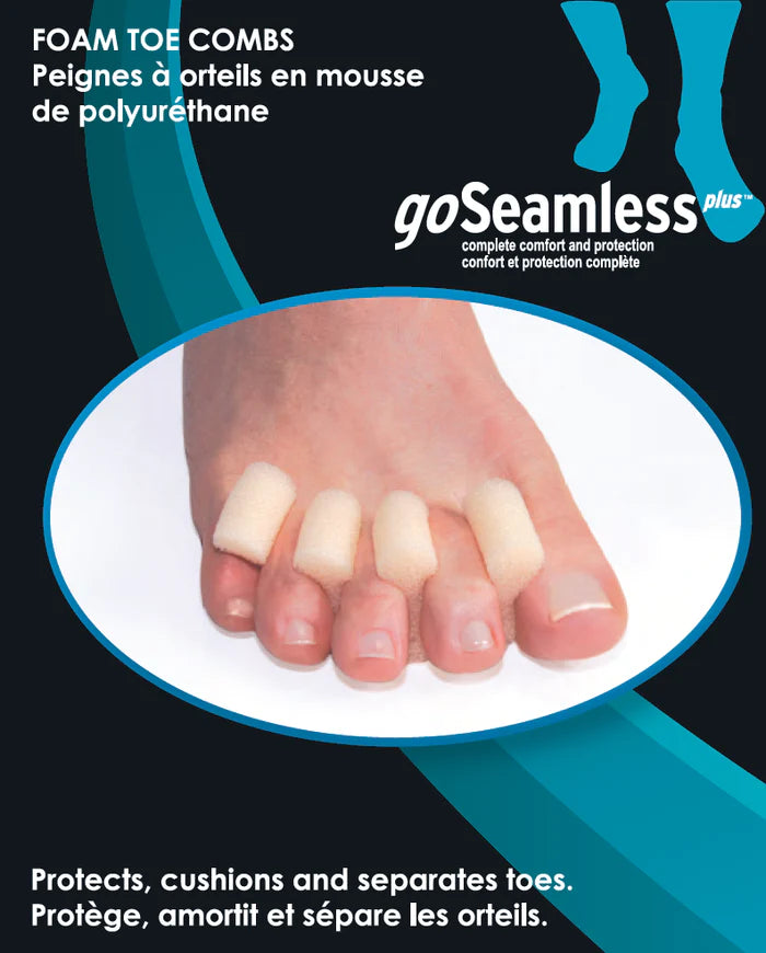 Paradigm Medical - goSeamless Peignes à orteils en mousse de polyuréthane GS3020 - Boutique du Cordonnier