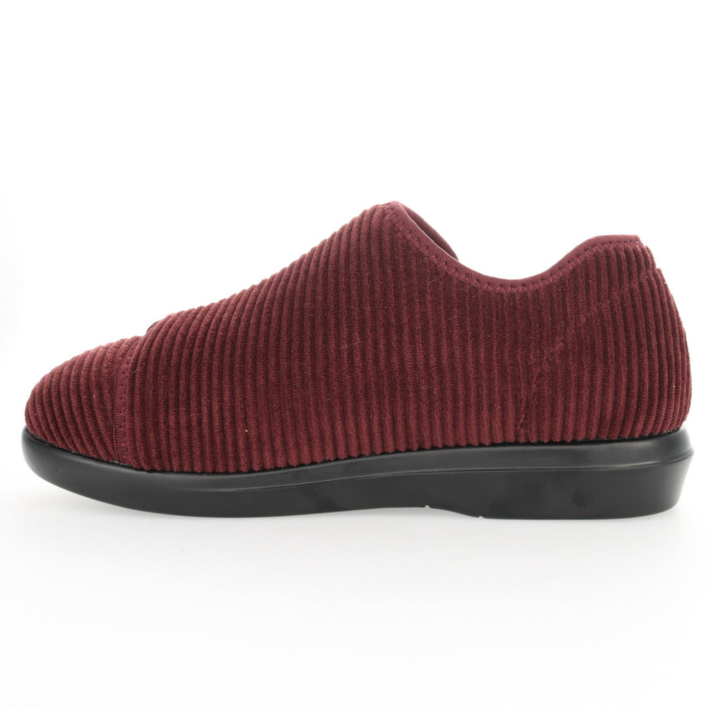 Propét CUSH N FOOT W0206 Bourgogne Corduroy - Boutique du Cordonnier