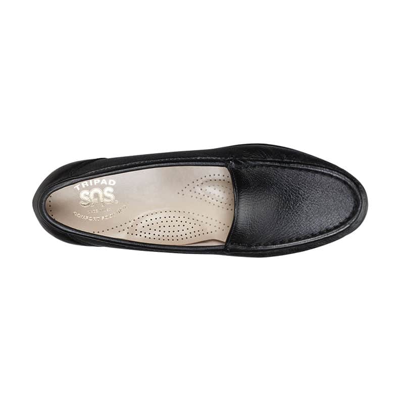 SAS Simplify Slip On Loafer 1550-013 Noir | Largeur M & W  - Boutique du Cordonnier