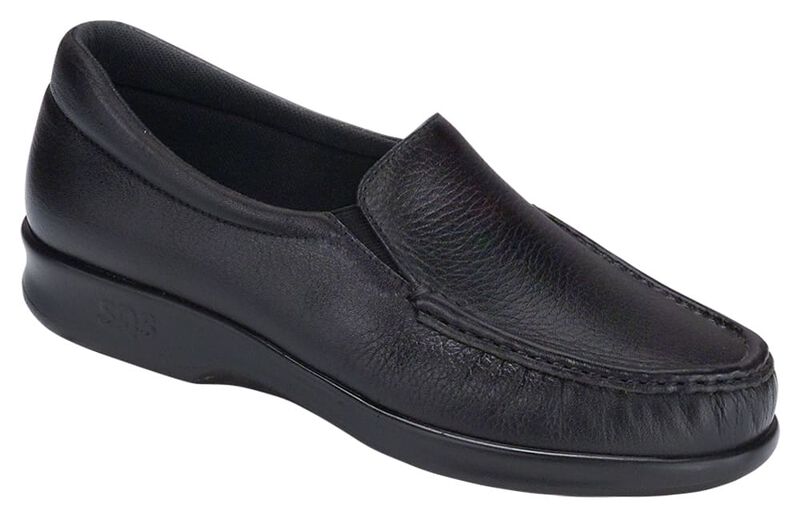 SAS Twin Slip On Loafer 1970-013 Noir | Largeurs M & W - Boutique du Cordonnier