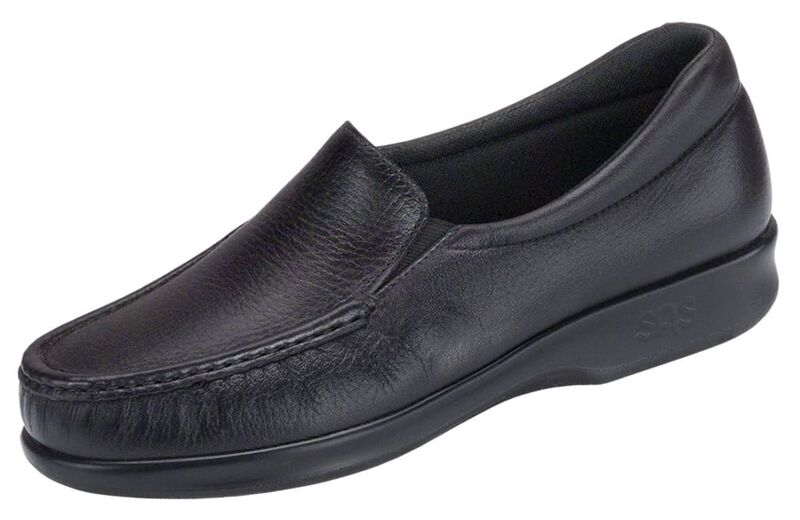 SAS Twin Slip On Loafer 1970-013 Noir | Largeurs M & W - Boutique du Cordonnier