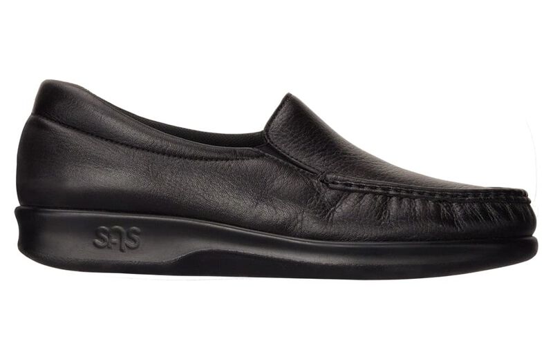 SAS Twin Slip On Loafer 1970-013 Noir | Largeurs M & W - Boutique du Cordonnier