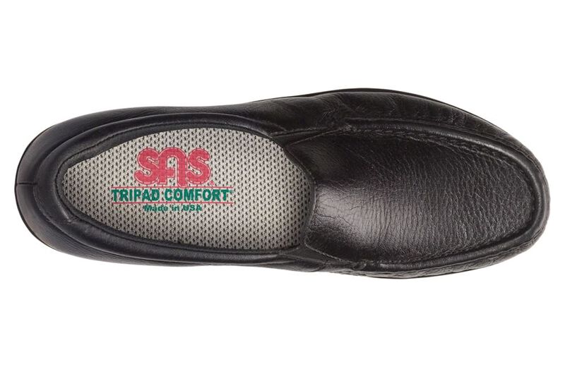SAS Twin Slip On Loafer 1970-013 Noir | Largeurs M & W - Boutique du Cordonnier