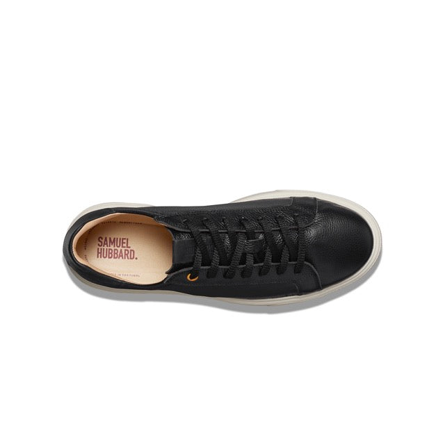 Samuel Hubbard Men's Sunset Sneaker 2.0 M1670-048 Noir/semelle blanche - Boutique du Cordonnier