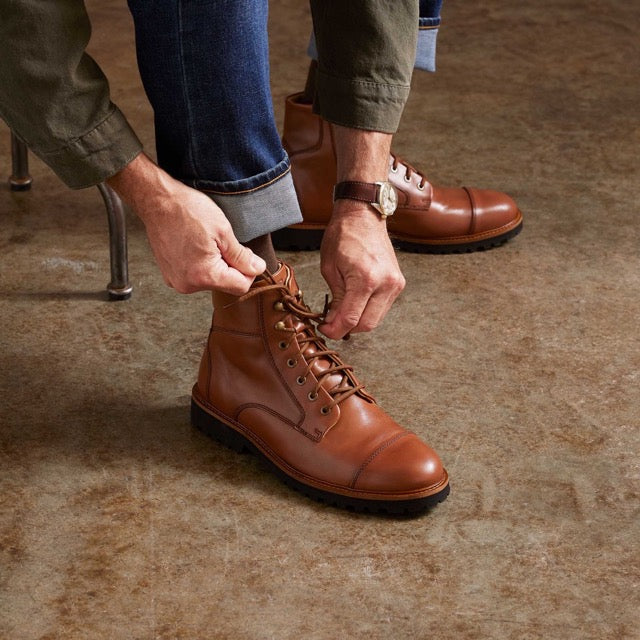 Samuel Hubbard UPTOWN MAVERICK M2176-065 Cuir Whiskey - Boutique du Cordonnier