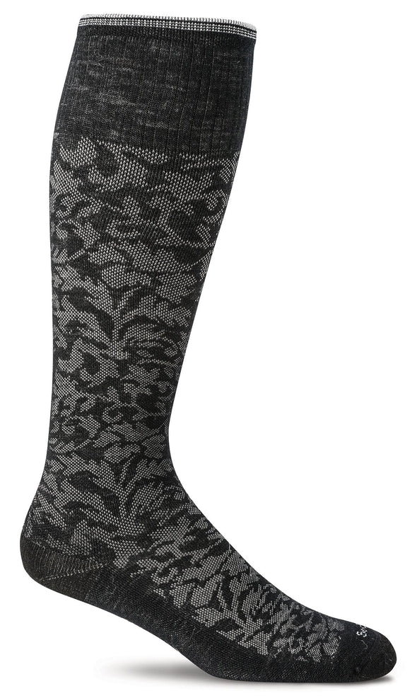 Sockwell Damask SW16W Noir 900 | Compression Graduée Modérée 15-20mmHg - Boutique du Cordonnier