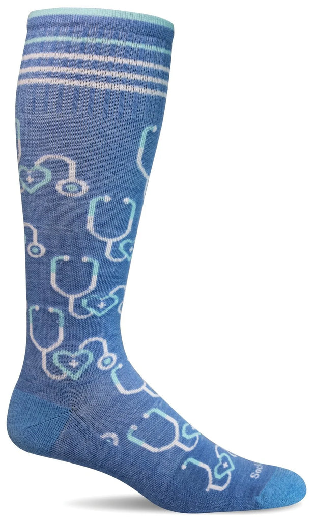 Sockwell Hero SW164W Cornflower 665 | Compression Graduée Ferme 20-30mmHg - Boutique du Cordonnier