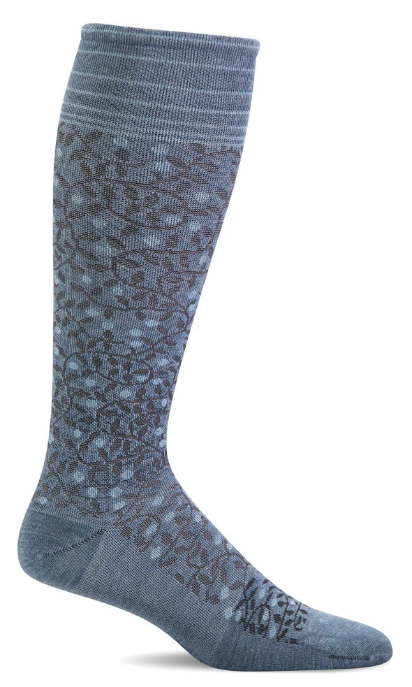 Sockwell New Leaf SW37W Bluestone 660 | Compression Graduée Ferme 20-30mmHg - Boutique du Cordonnier