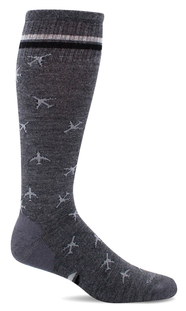 Sockwell In Flight SW56M Charcoal 850 | Compression Graduée Modérée 15-20mmHg - Boutique du Cordonnier