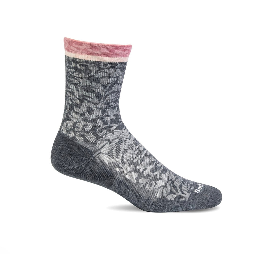 Sockwell Plantar Crush-Crew SW32W Charcoal 850 | Soulagement de la Fasciite Plantaire - Boutique du Cordonnier