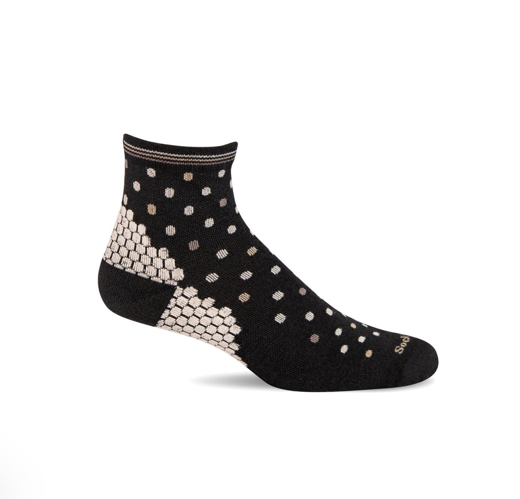 Sockwell Plantar Honeycomb-Qtr SW183W Noir 900 | Soulagement de la Fasciite Plantaire - Boutique du Cordonnier