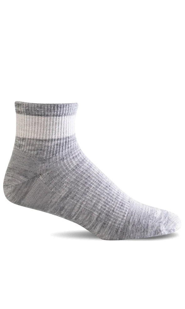 Sockwell Plantar Relief Qtr SW81M Lt. Grey 800 | Fasciite Plantaire - Boutique du Cordonnier