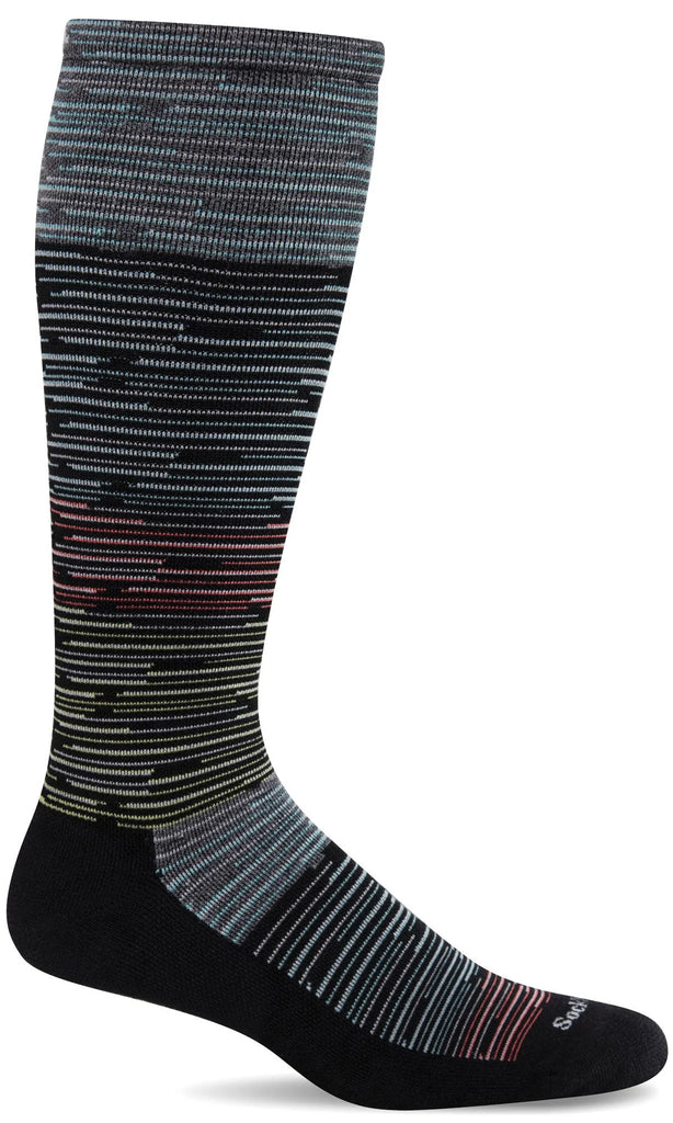 Sockwell Digi Space-Dye SW108M Noir 900 | Compression Graduée Modérée 15-20mmHg - Boutique du Cordonnier