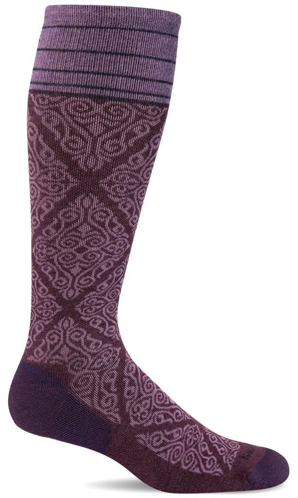 Sockwell The Raj SW70W Blackberry 340 | Compression Graduée Ferme 20-30mmHg - Boutique du Cordonnier