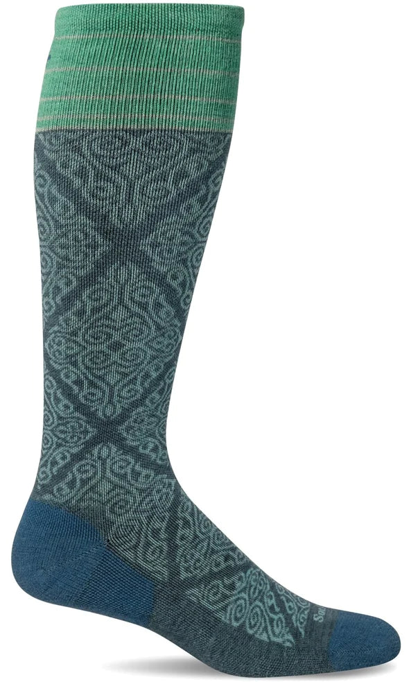 Sockwell The Raj SW70W Blue Ridge 625 | Compression Graduée Ferme 20-30mmHg - Boutique du Cordonnier