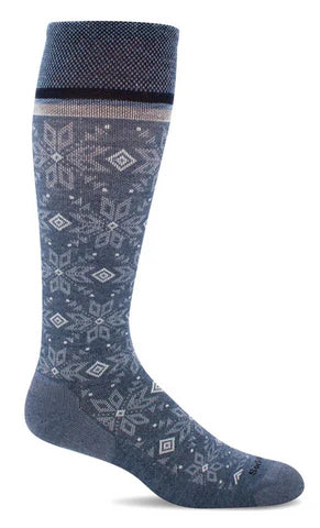 Sockwell Winterland SW92W Denim 650 | Compression Graduée Modérée 15-20mmHg - Boutique du Cordonnier