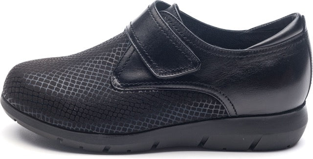 Softmode 571L Noir Nappa/Scuba Stretch - Boutique du Cordonnier