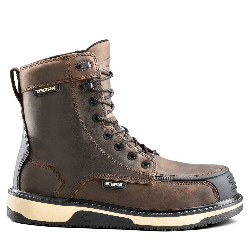 Terra Footwear 8" IRONSTONE 839FDB Brown - Boutique du Cordonnier