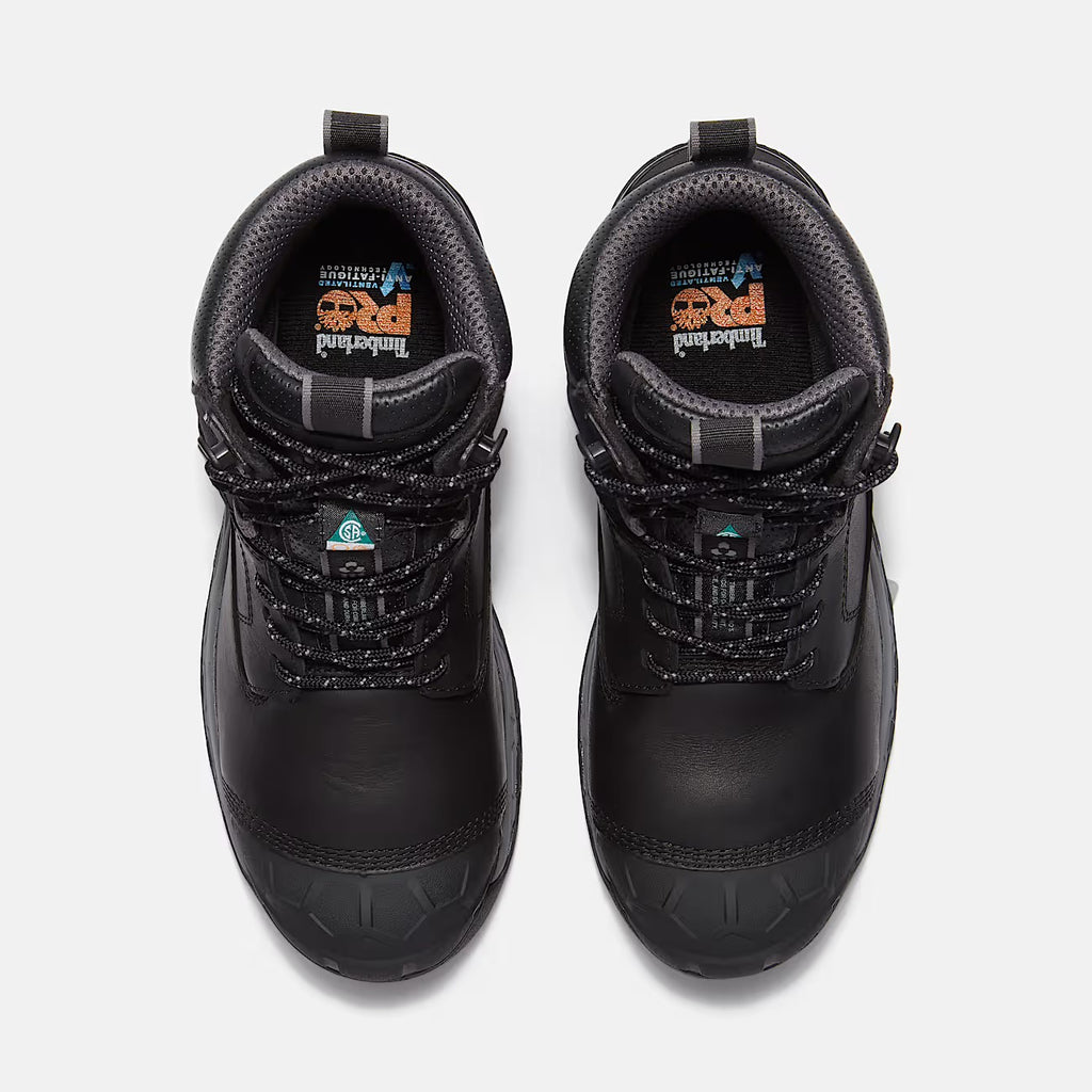 Timberland Pro BOONDOCK ULTRALIGHT 6" TB0A63GK BLACK | Composite Toe & Imperméable - Boutique du Cordonnier