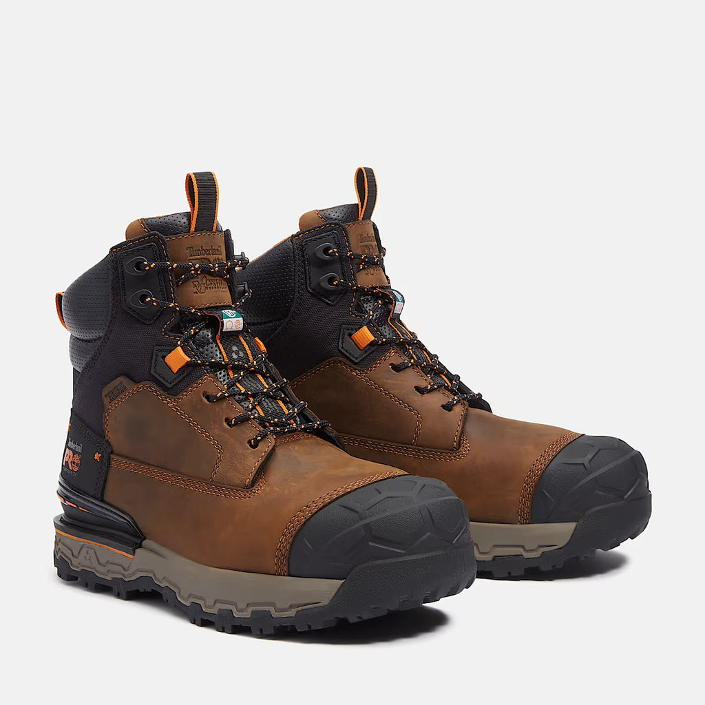 Timberland Pro BOONDOCK ULTRALIGHT 6" TB0A63GK MDBRN | Composite Toe & Imperméable - Boutique du Cordonnier