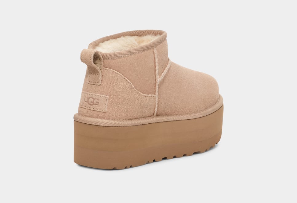 UGG Classic Ultra Mini Platform 1135092 Sand - Boutique du Cordonnier