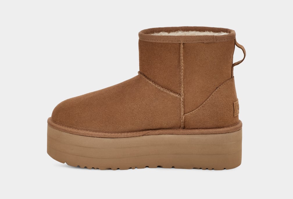 UGG Classic Mini Platform 1134991 Chestnut - Boutique du Cordonnier