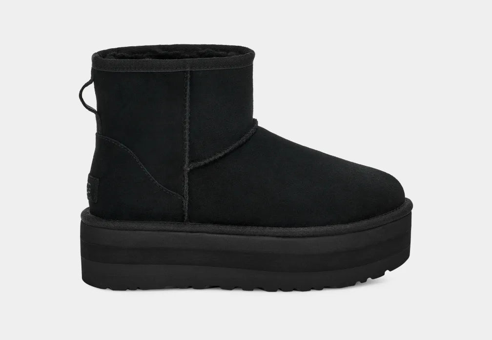 UGG Classic Mini Platform 1134991 Noir - Boutique du Cordonnier