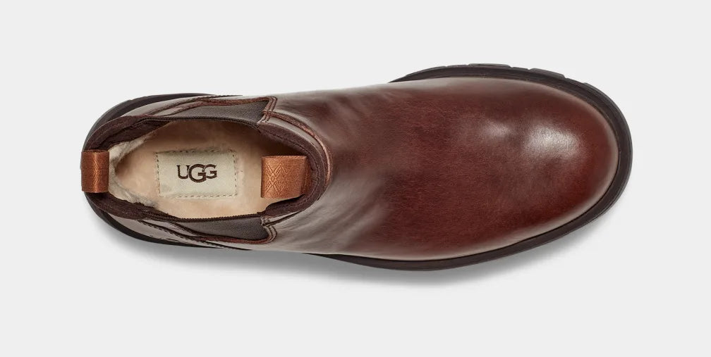 UGG HILLMONT CHELSEA Chestnut Leather 1120989 - Boutique du Cordonnier