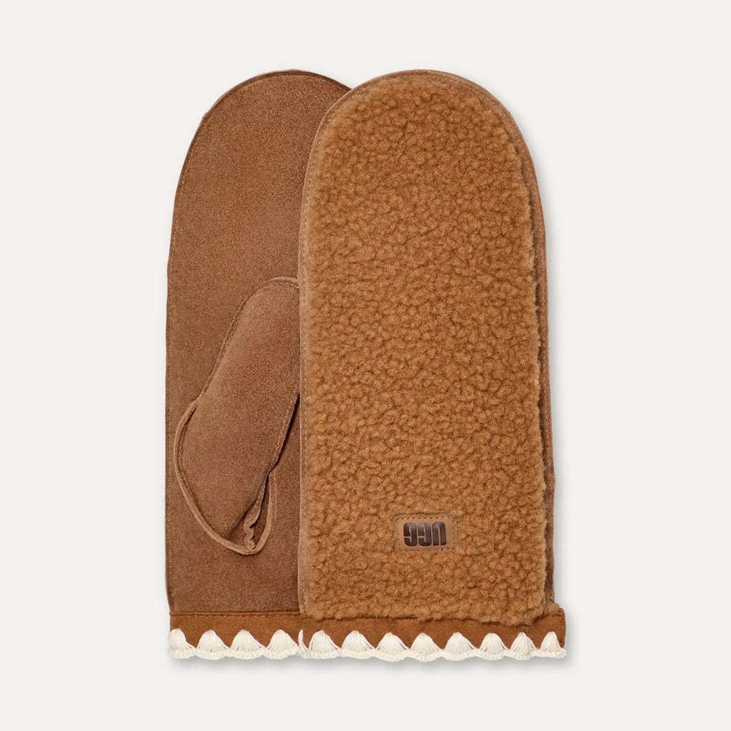UGG Mitaines festonnées UGGfluff pour femmes 101031 - Boutique du Cordonnier