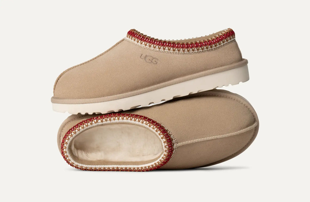 UGG W Tasman 5955 Sand/Dark Cherry - Boutique du Cordonnier
