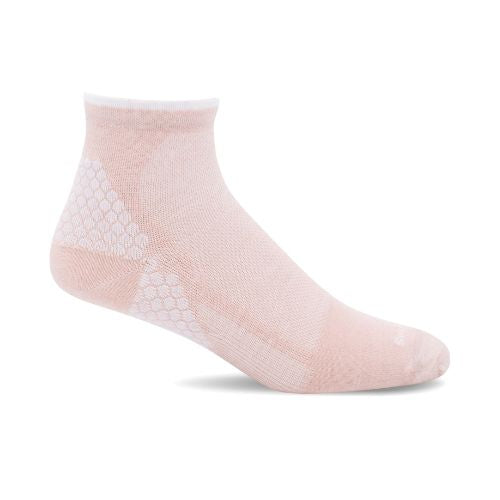 Sockwell SW76W Plantar Sport Quarter Rose Shimmer 522 | Fasciite Plantaire - Boutique du Cordonnier