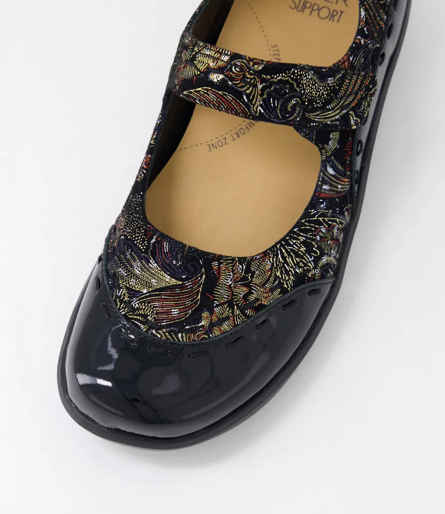 ZIERA Gummibear W-ZR ZR10029 Black Royal Print - Boutique du Cordonnier