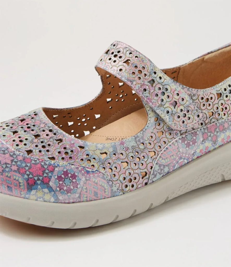 ZIERA SANELLE XF ZR10971-P56 Pink Multi - Boutique du Cordonnier