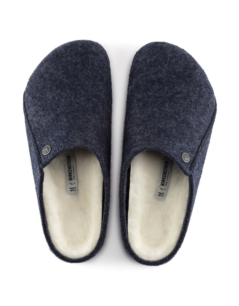 Birkenstock ZERMATT SHEARLING 1017535 Dark Blue | Largeur Régulière - Boutique du Cordonnier