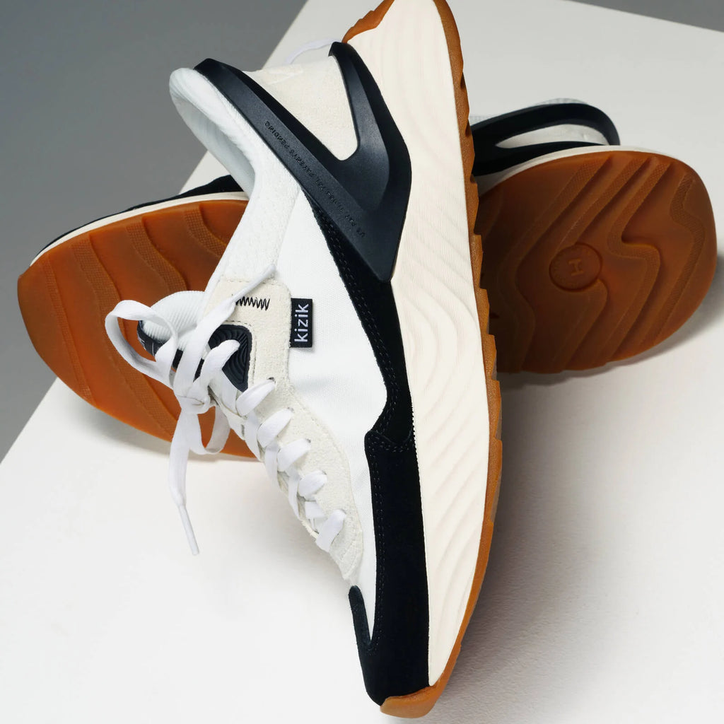 kizik Monaco MMON2504 White/Black  - Boutique du Cordonnier