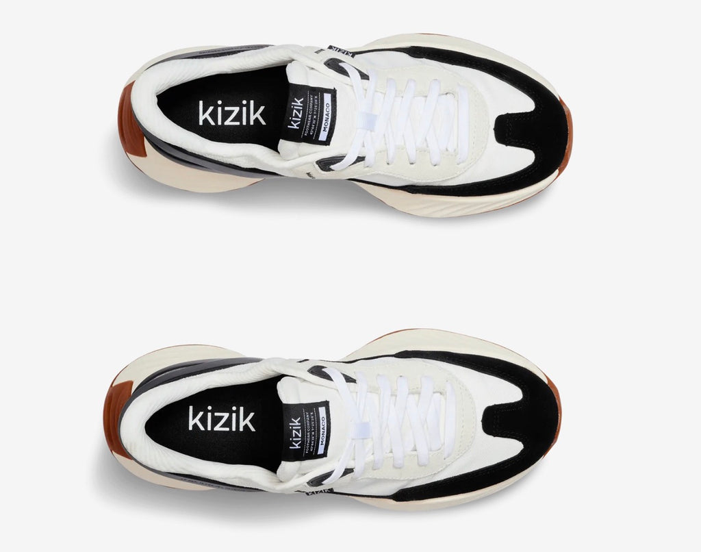 kizik Monaco MMON2504 White/Black  - Boutique du Cordonnier