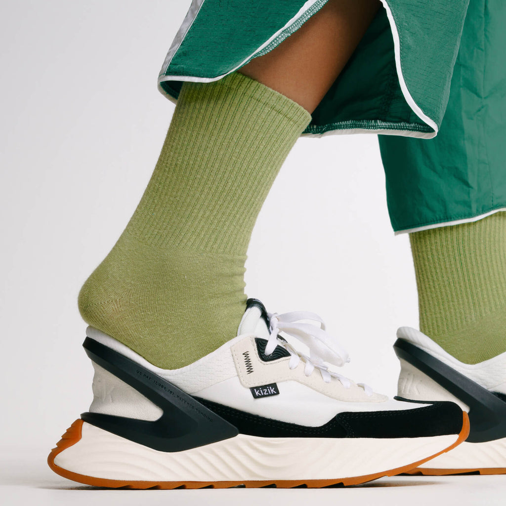 kizik Monaco WMON2503 White/Black - Boutique du Cordonnier