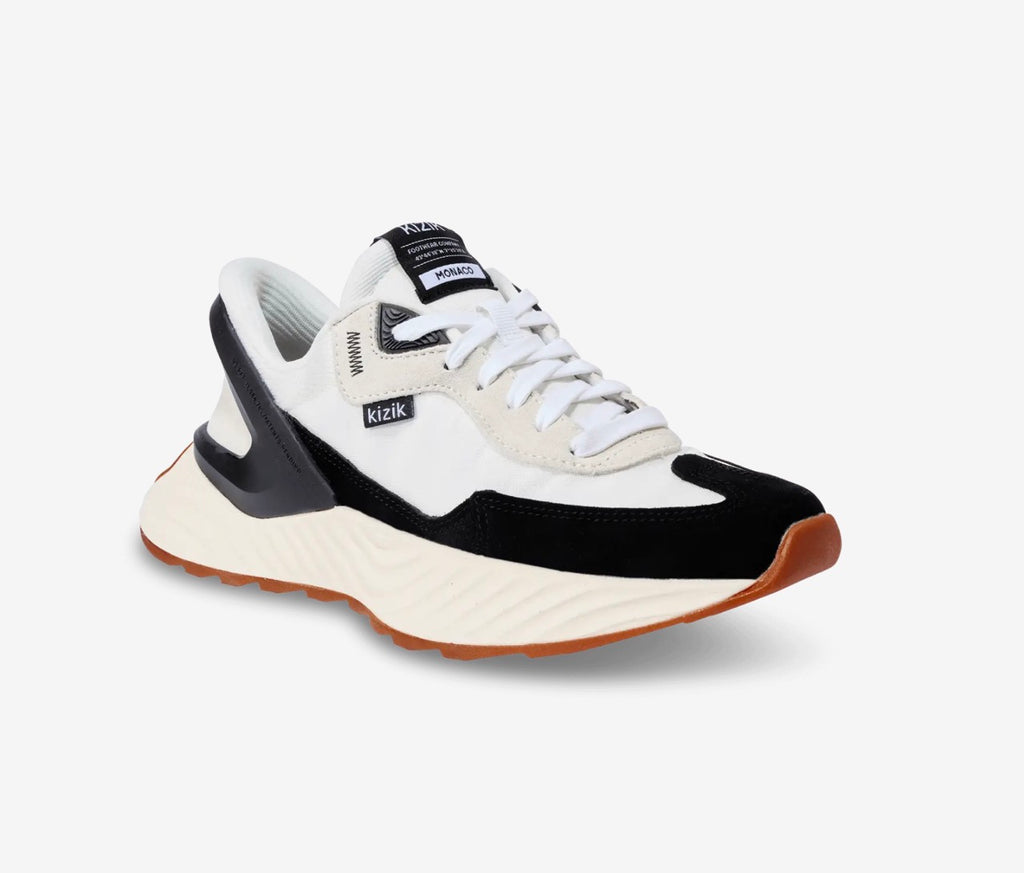 kizik Monaco WMON2503 White/Black - Boutique du Cordonnier