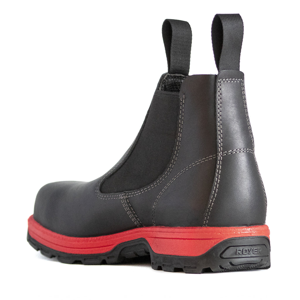 Royer 5630GTR NOIR & ROUGE Botte Pull-on ROMEO REBOOT™  sans métal - Boutique du Cordonnier