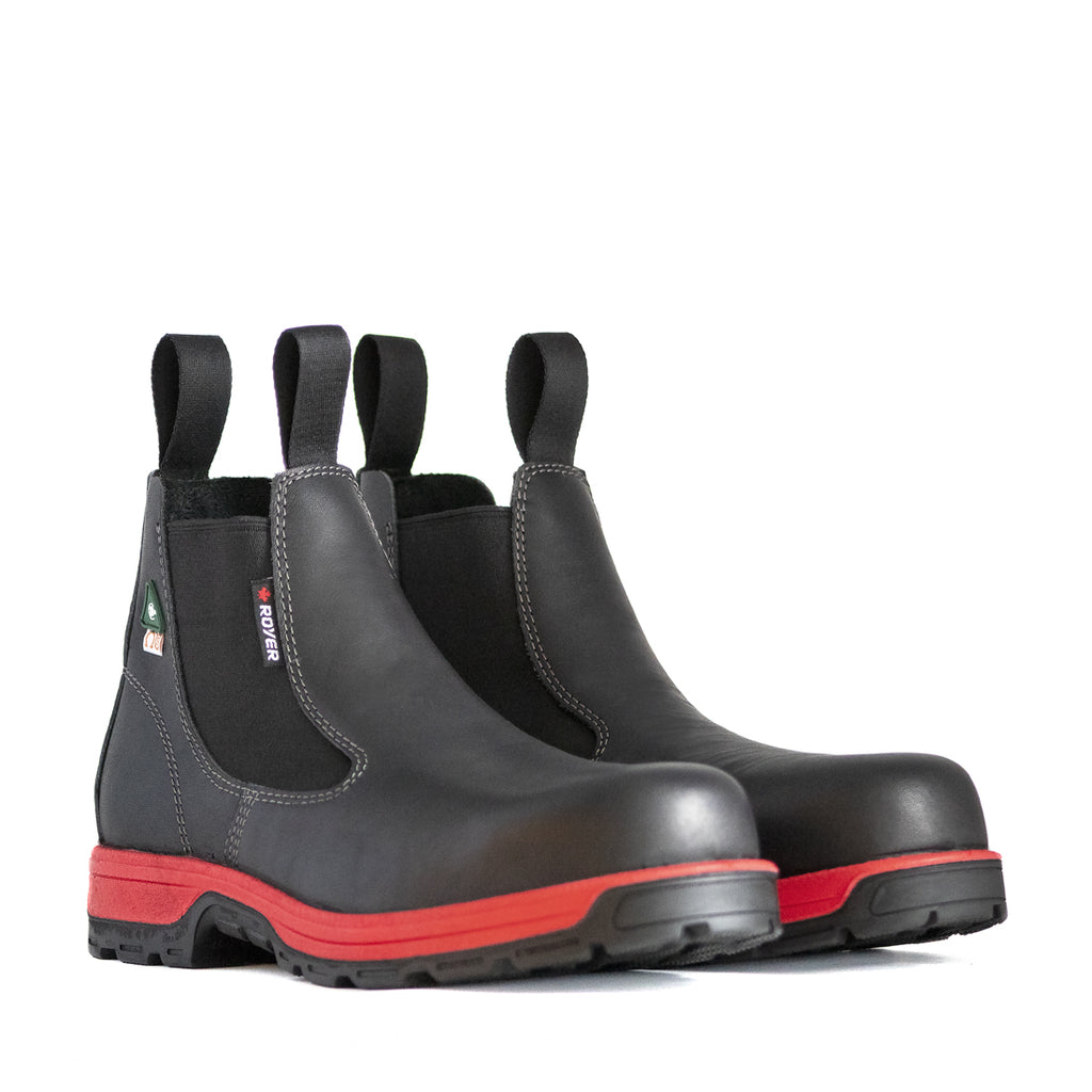 Royer 5630GTR NOIR & ROUGE Botte Pull-on ROMEO REBOOT™  sans métal - Boutique du Cordonnier