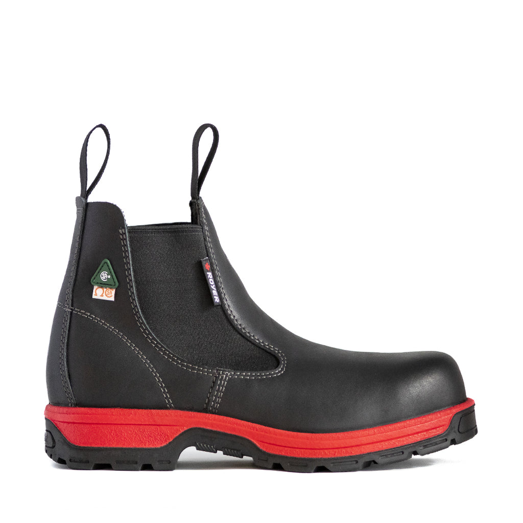 Royer 5630GTR NOIR & ROUGE Botte Pull-on ROMEO REBOOT™  sans métal - Boutique du Cordonnier