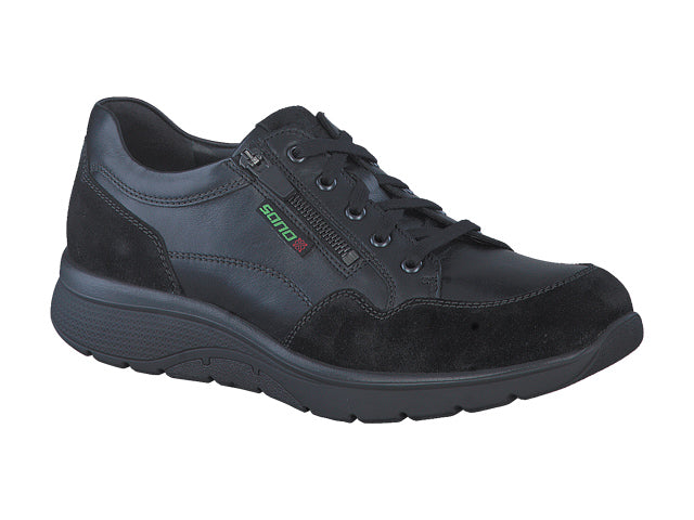 Sano ALEK Black Velours 9800/ Sandycalf 4800 par Mephisto Chaussures Confortables pour hommes avec semelles amovibles - Boutique du Cordonnier