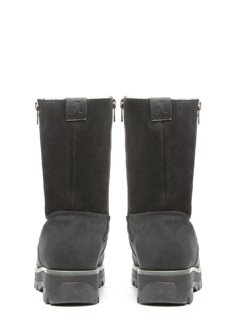 Anfibio MISHA 8208 Noir Bottes d'hiver en laine pour femmes Fabriqué au Canada - Boutique du Cordonnier