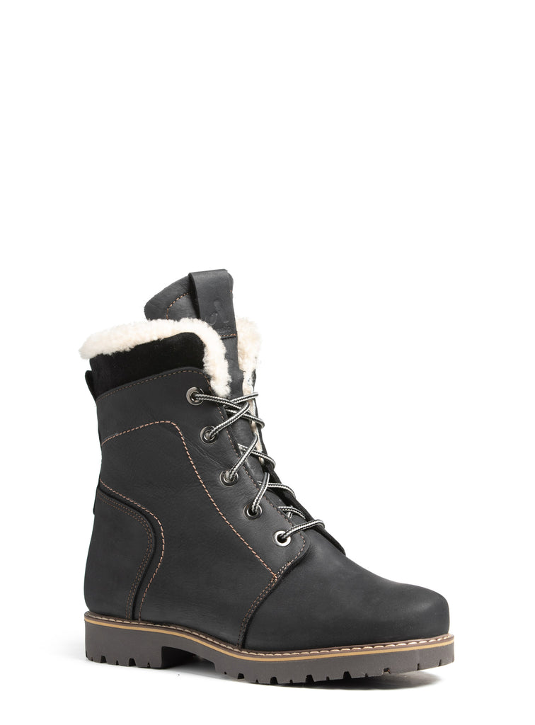 Anfibio NORWAY II 7814-22 Noir | Bottes d'hiver avec crampons Fait au Canada - Boutique du Cordonnier