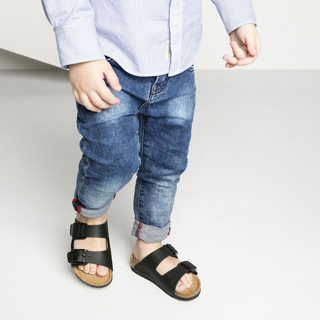 Birkenstock ARIZONA 555123 Noir Birko-Flor Enfants Largeur Étroite - Boutique du Cordonnier