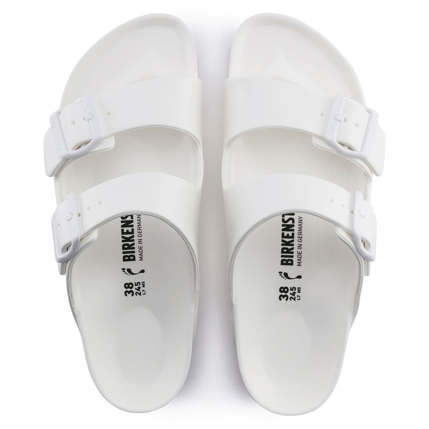 Birkenstock ARIZONA EVA 129443 Blanc | EVA Largeur Étroite - Boutique du Cordonnier