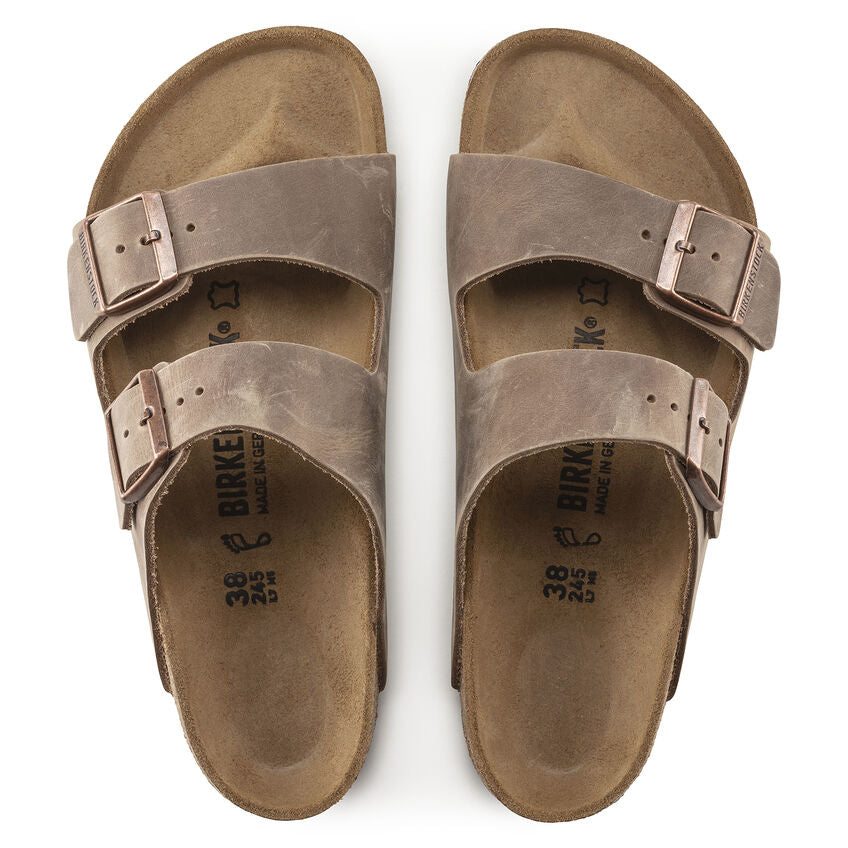 Birkenstock Arizona 352201 Tabacco | Cuir Largeur Régulière - Boutique du Cordonnier